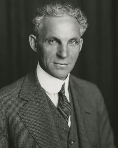 Portrait of Henry Ford.