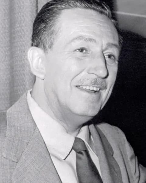 Walt Disney portrait.